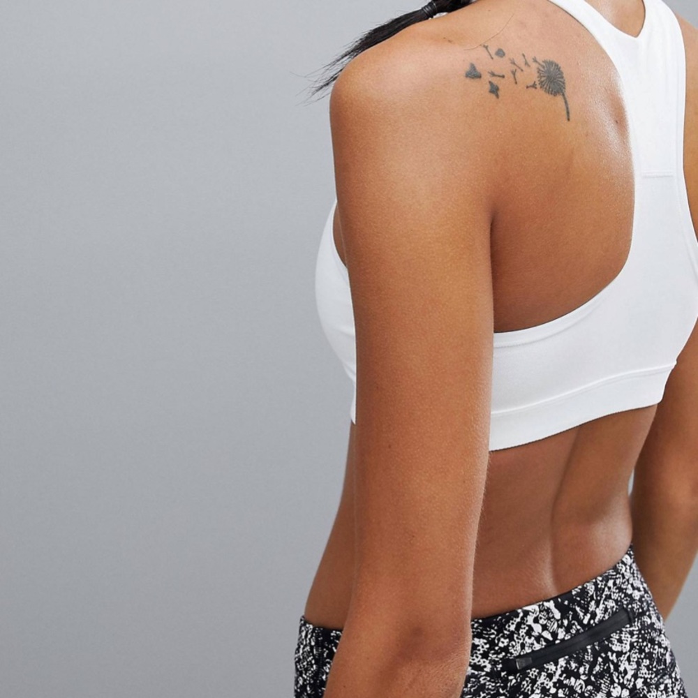 Puma Women’s Sports Bra in White - Picture 2 of 8